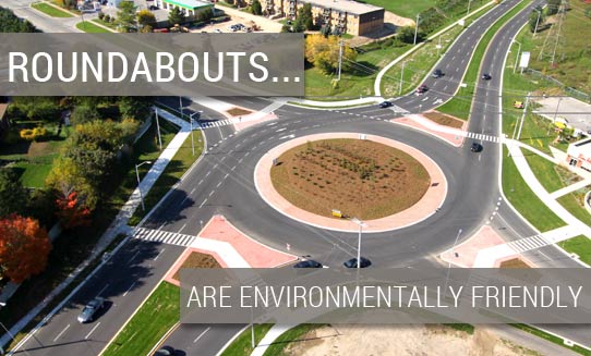 roundabout-enviromently-friendly-benefits