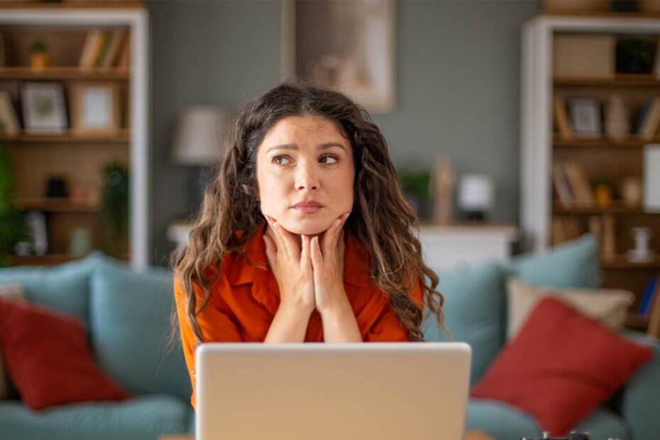 young woman worried about auto insurance myths