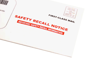 Car Recall - safety recall notice