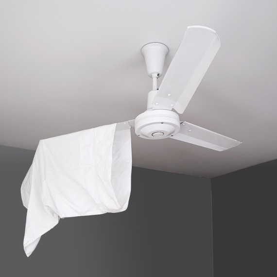 Spring cleaning - ceiling fan cleaning hack