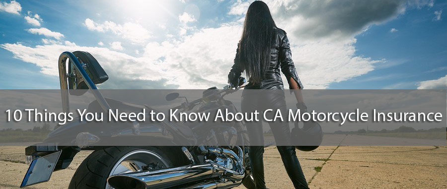 Motorcycle Insurance in CA - female biker