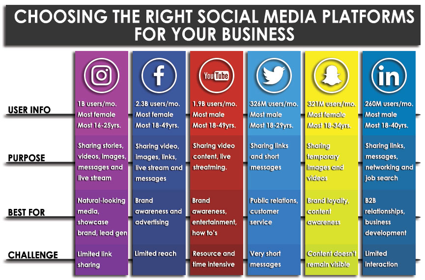 social media platform comparison