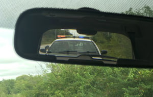 speeding ticket pulled over