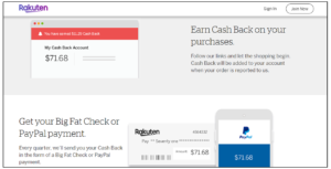 rakuten referral program cashback