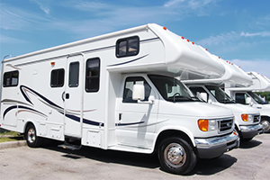 fleet of motorhomes