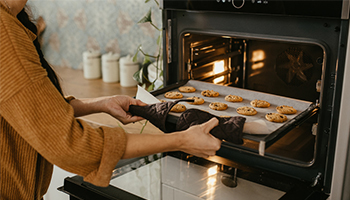 baking cookies