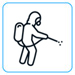 worker in hazmat icon