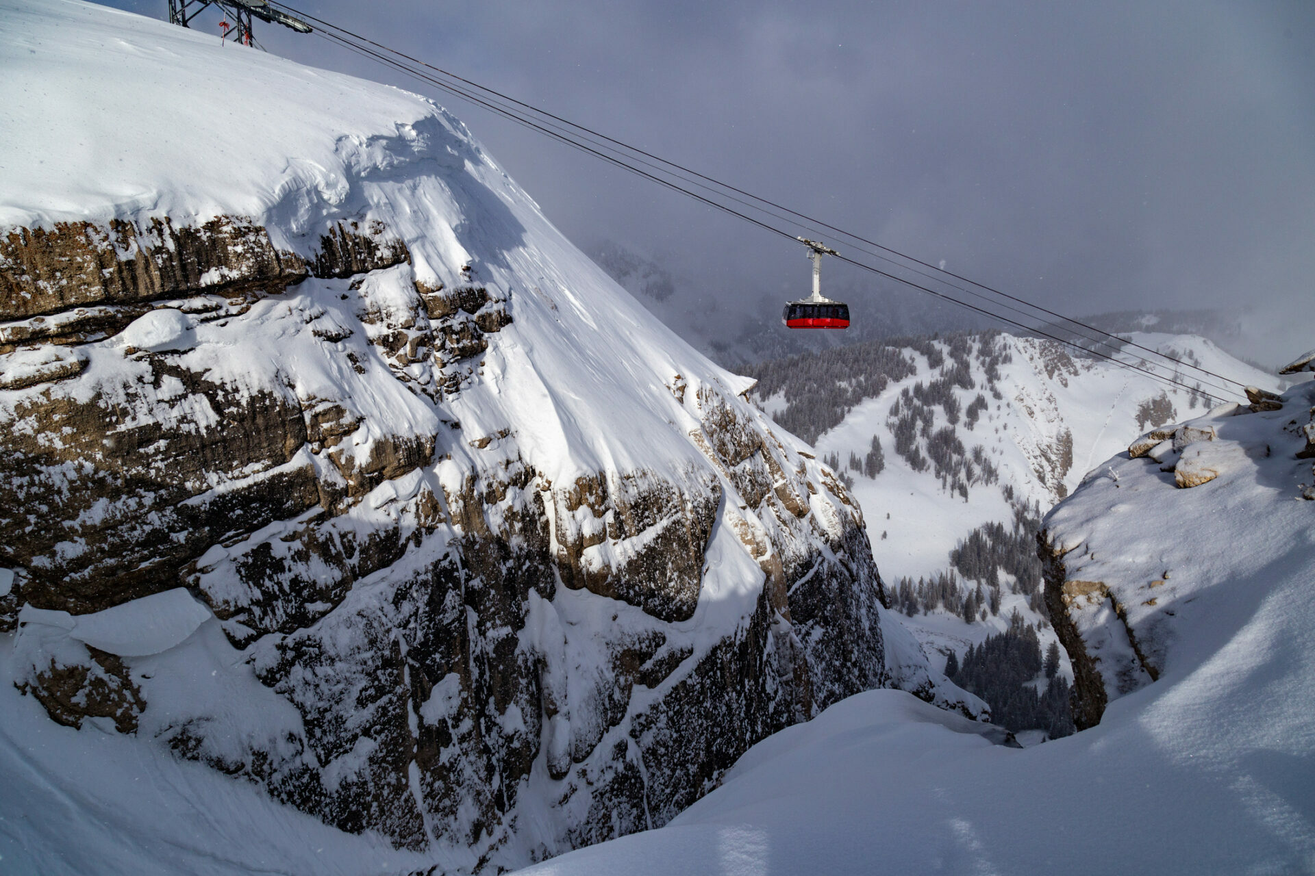 Jackson Hole, Wyoming in winter