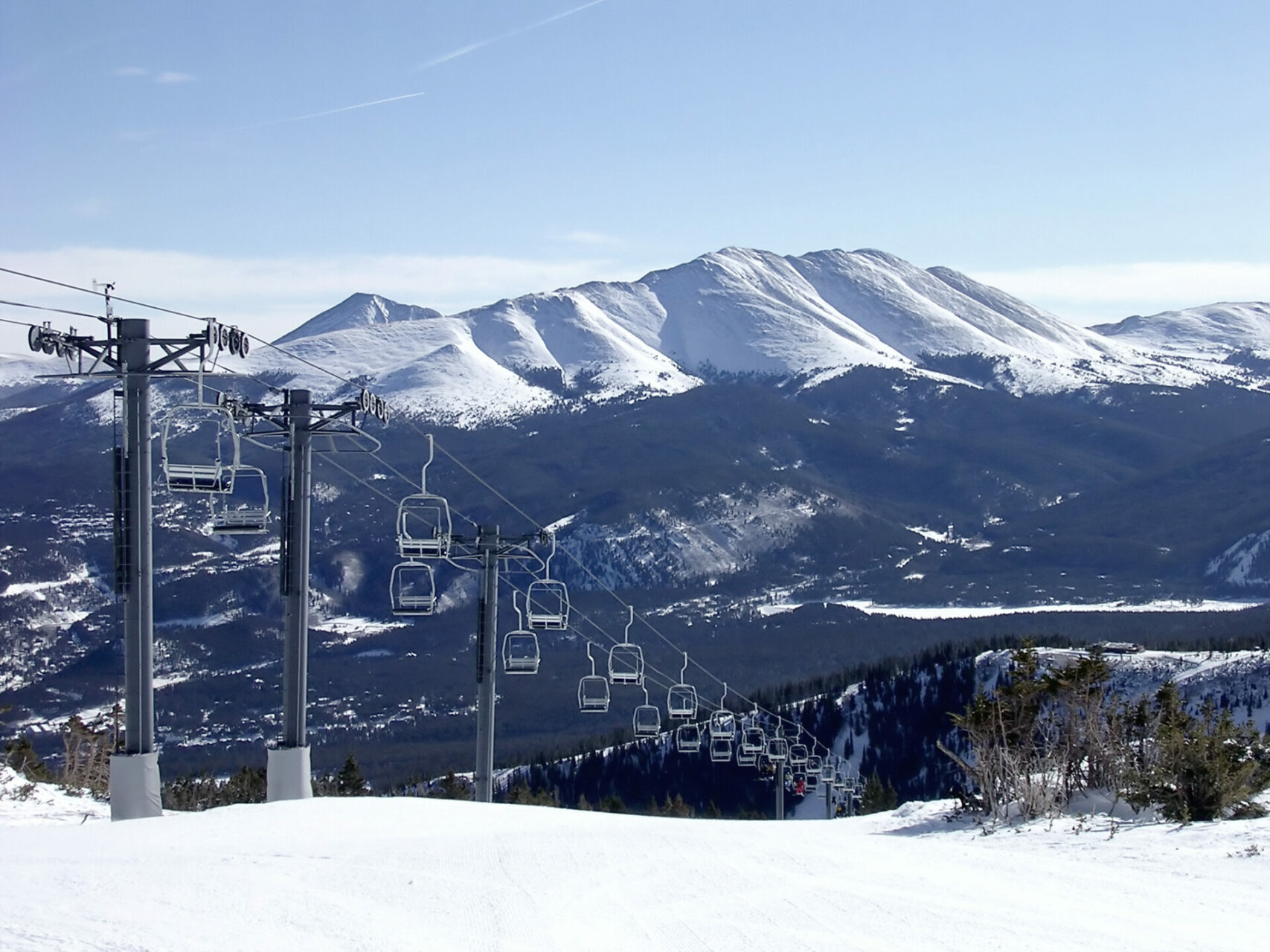 Breckenridge, Colorado in winter