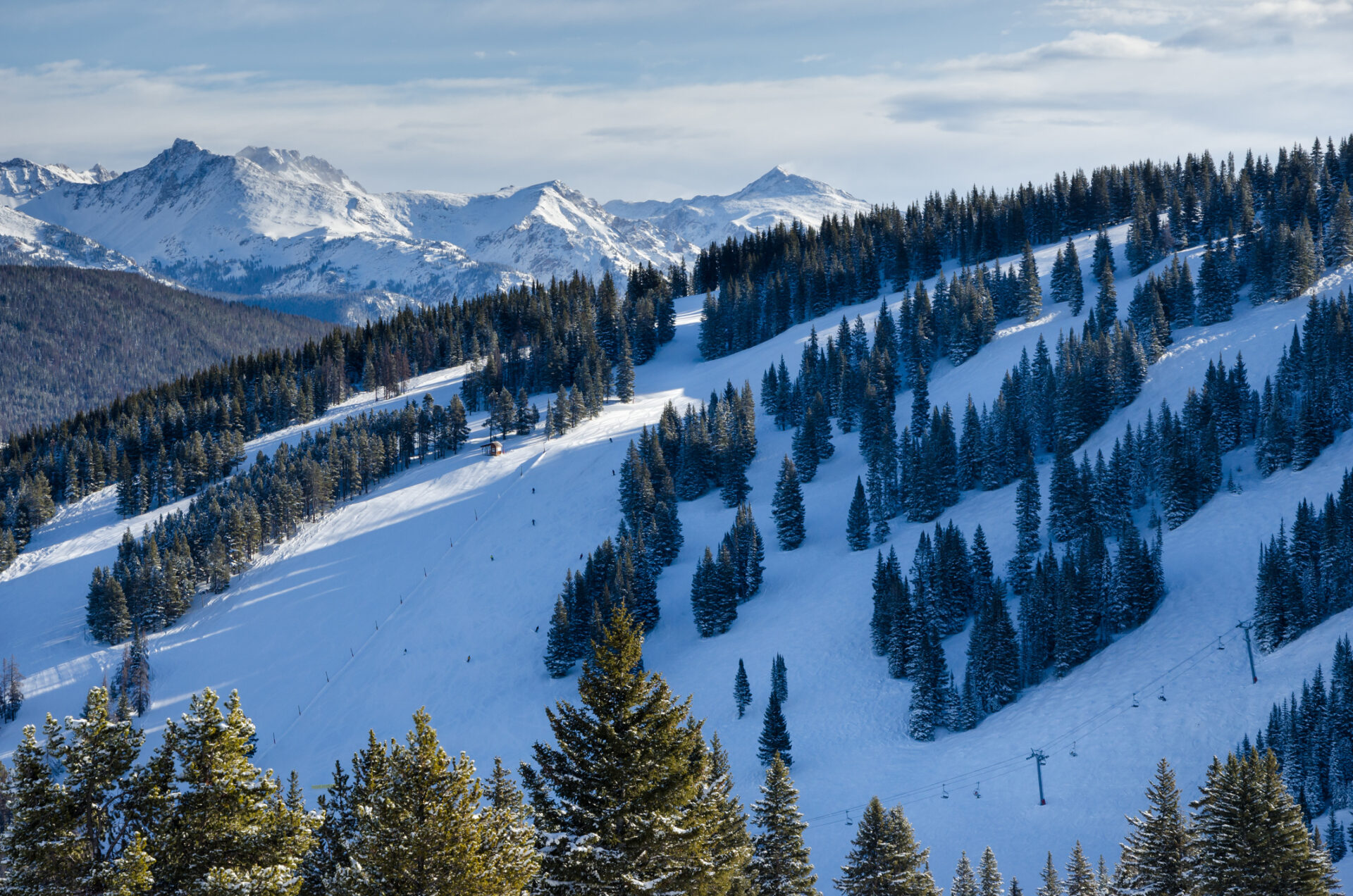 Vail, Colorado in winter