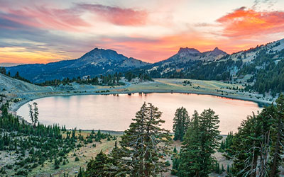 Lake Helen in Lassen National Park