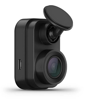 a Garmin mini 2 dash cam