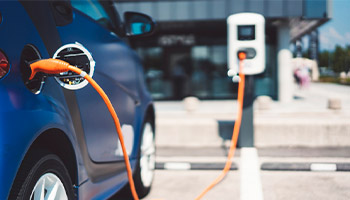 an EV or hybrids charging
