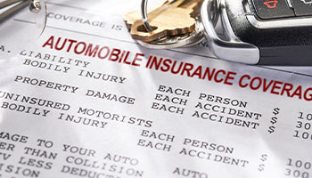 auto insurance rate document
