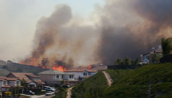 a california wildfire