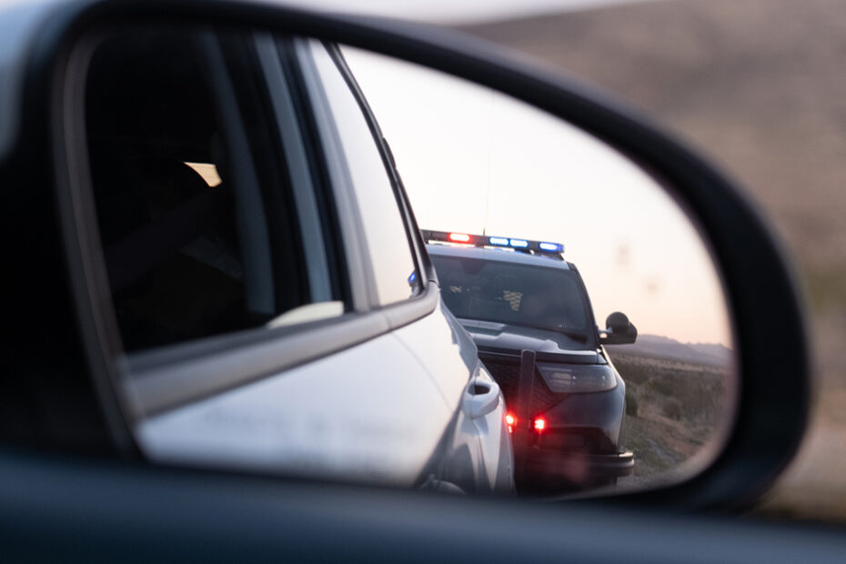 person getting an out of state speeding ticket