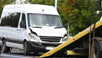 delivery van getting towed - inflation