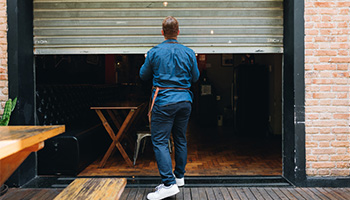 owner closing shop due to business interruption