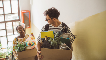 new tenants moving into their apartment