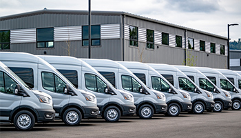 fleet of cargo vans - ticket